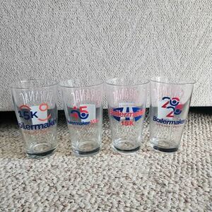 Set of 4 Utica Boilermaker Pint Glasses